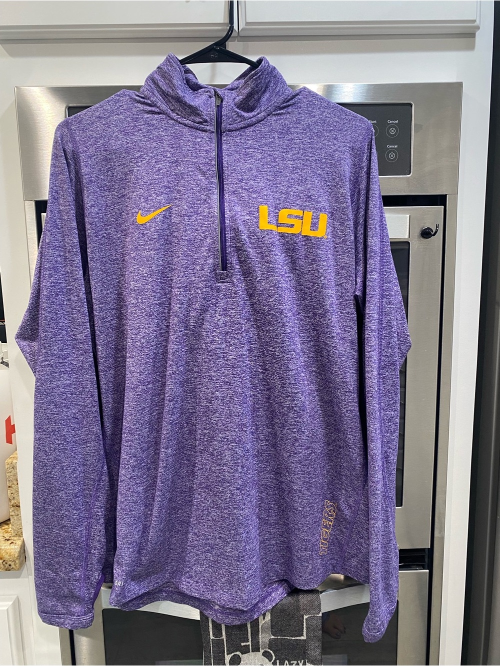 Women’s Size XL- Nike “LSU Purple & Gold 1/4 Zip Pullover
